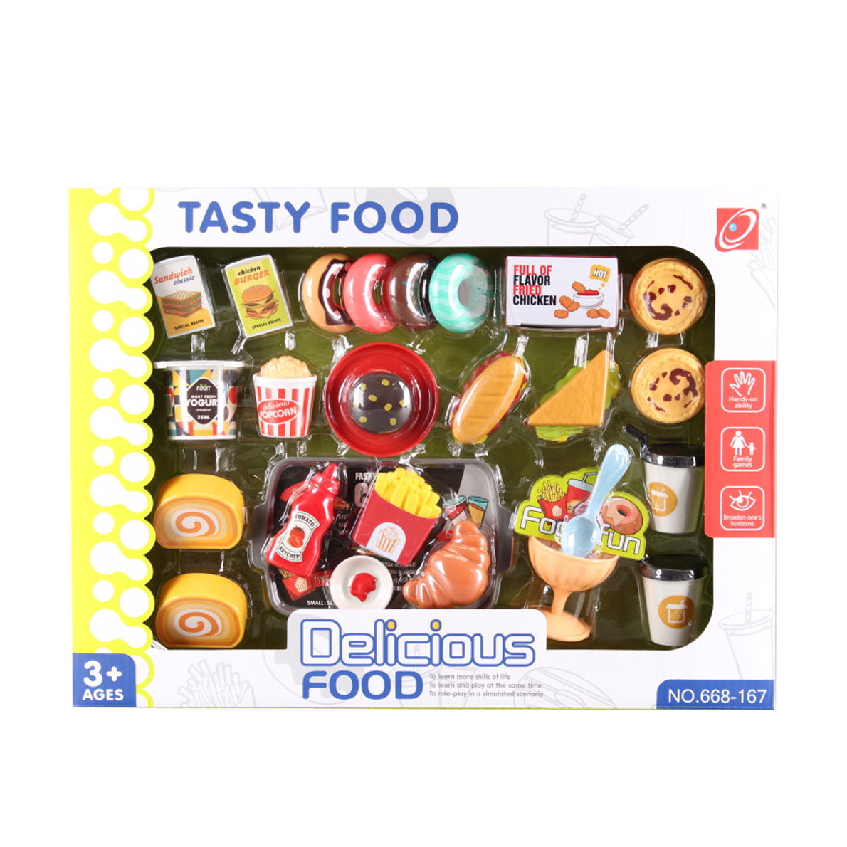 

Ігровий набір LC1 Смачна їжа, 26 предмета, від 3 років (668-167)