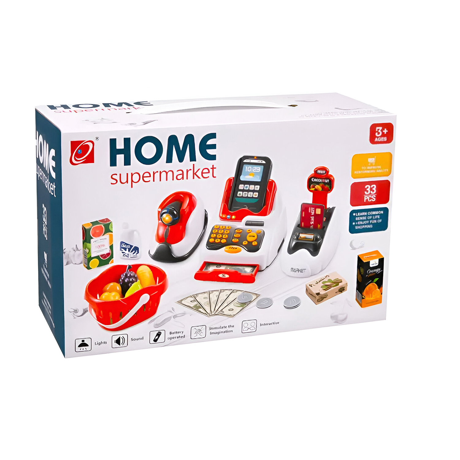 

Касовий апарат LC1 з набором продуктів, 33 деталі, від 3 років (668-119)