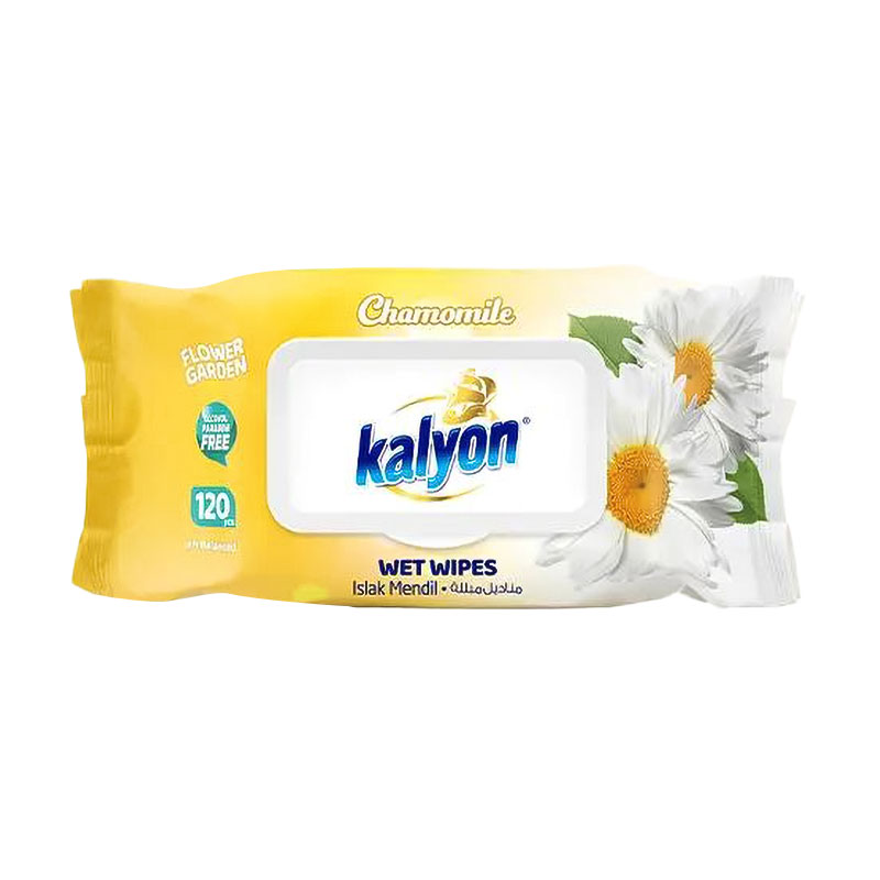 

Вологі серветки Kalyon з ароматом ромашки, 120 шт