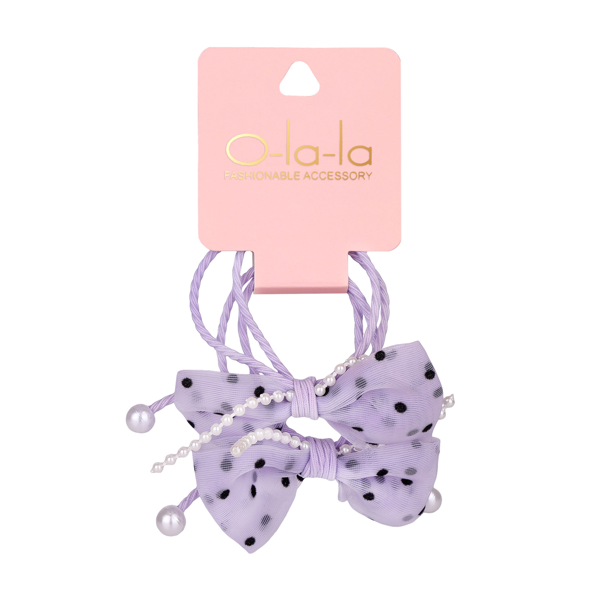 

Дитячий набір резинок для волосся O-la-la фіолетовий, 2 шт (22DF-037-1)