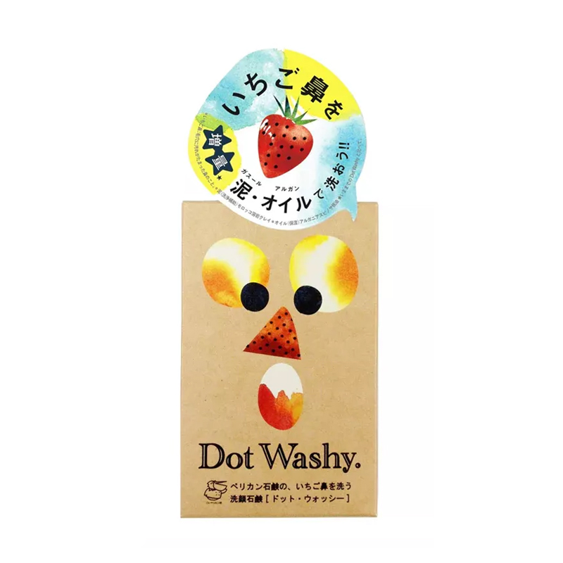 

Мило для вмивання обличчя Pelican Dot Washy з фруктовими кислотами та глиною, 75 г