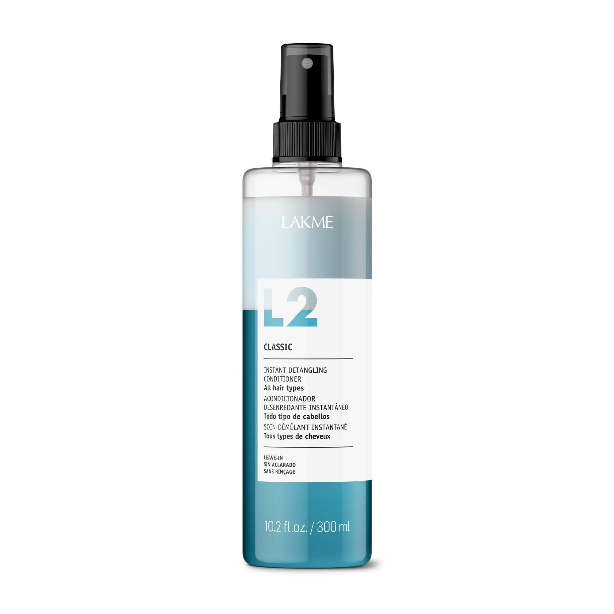 

Двофазний незмивний спрей-кондиціонер Lakme L2 Classic Instant Detangling Conditioner для розплутування волосся, 300 мл
