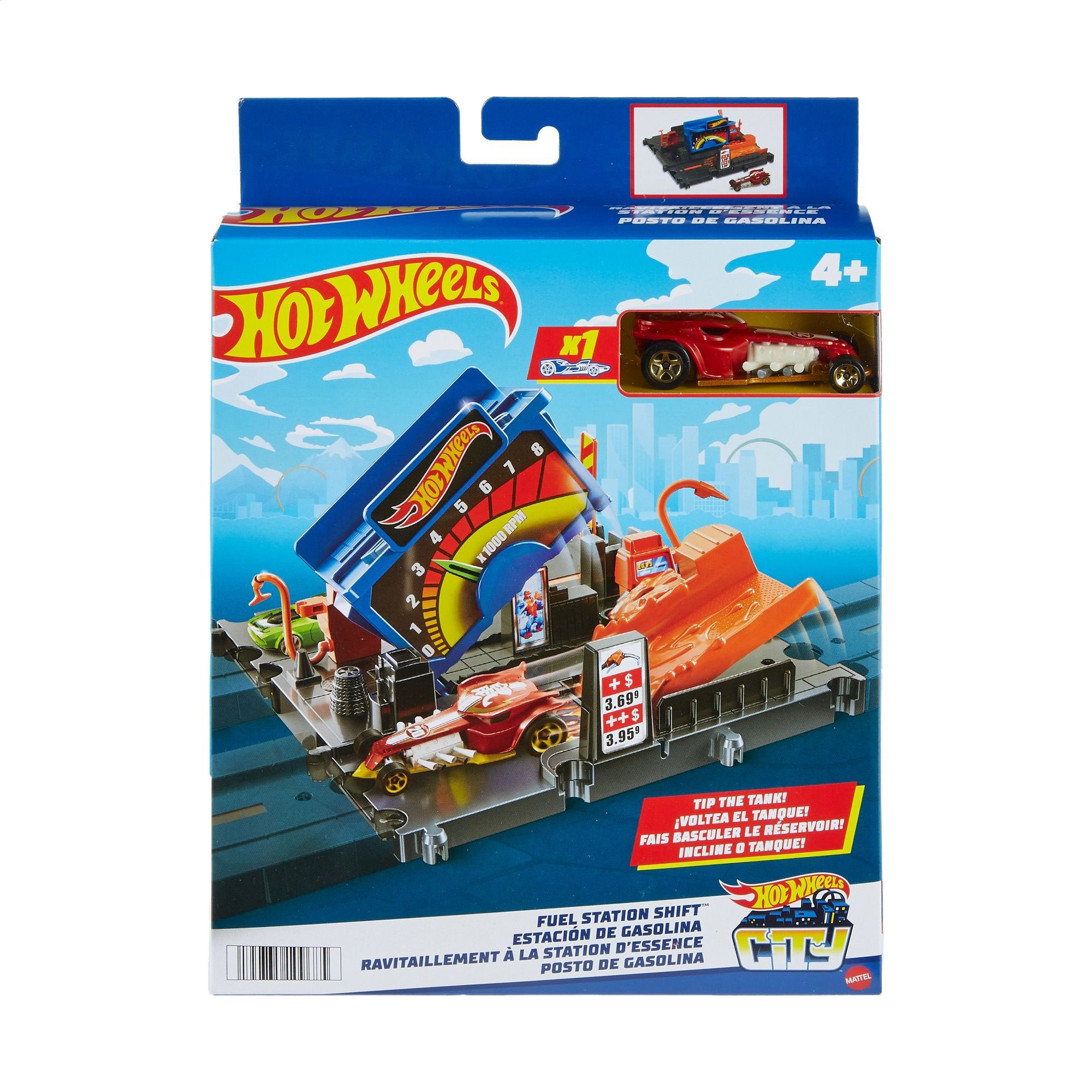 

Ігровий набір Hot Wheels Пригоди в місті, чорний, від 4 років, 6*20*26 см (HMD53)
