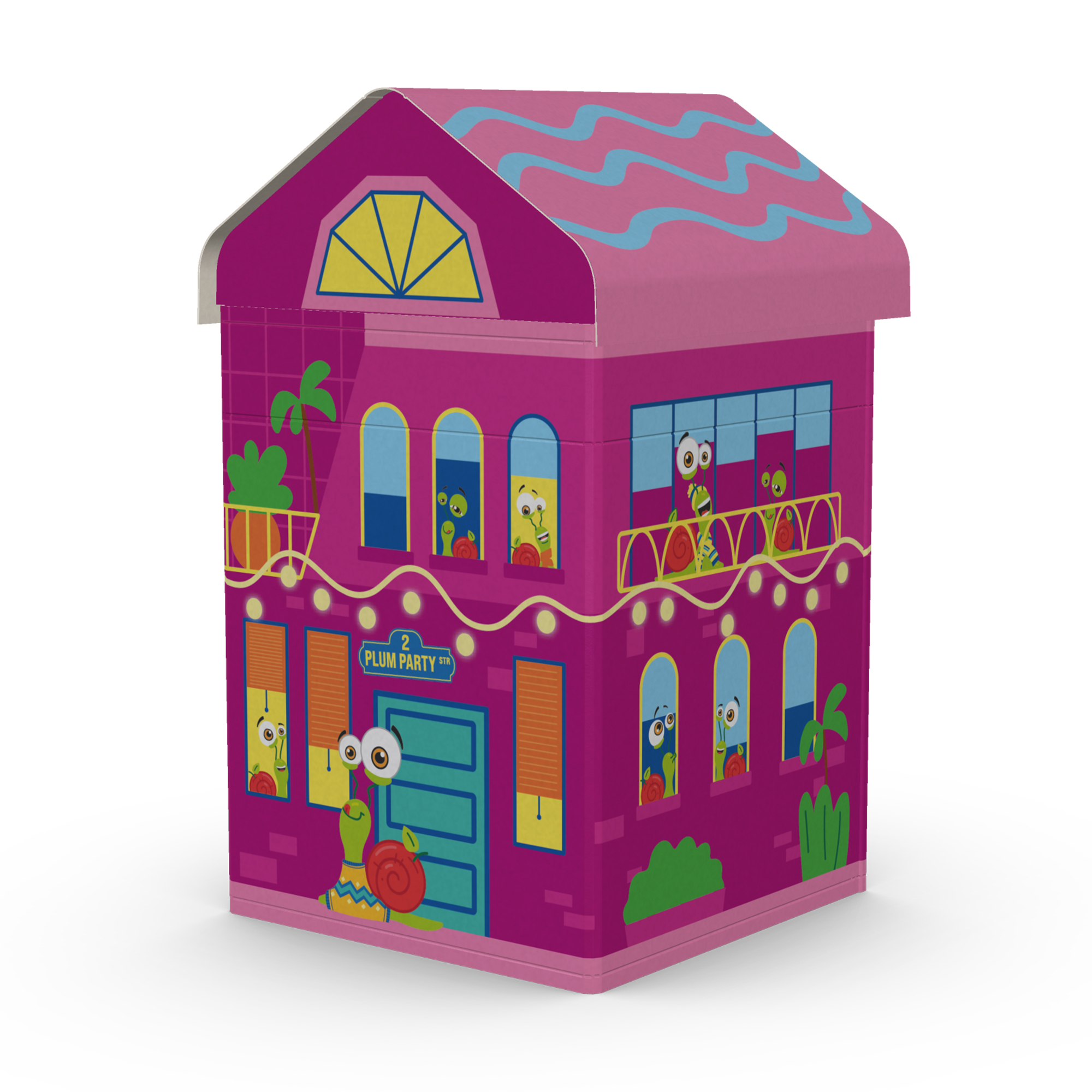 

Подарунковий бокс Bob Snail Snail City з іграшкою, Plum Party, 12 продуктів