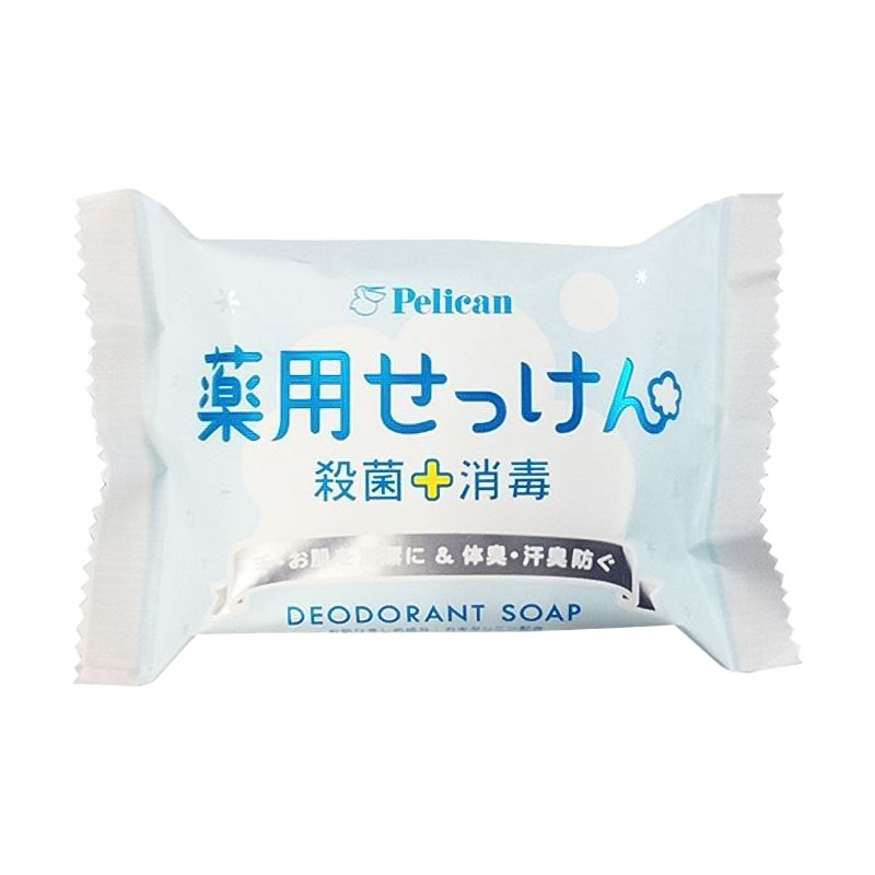 

Уцінка! Тверде мило Pelican Medicated Deodorant Soap проти неприємних запахів, 85 г