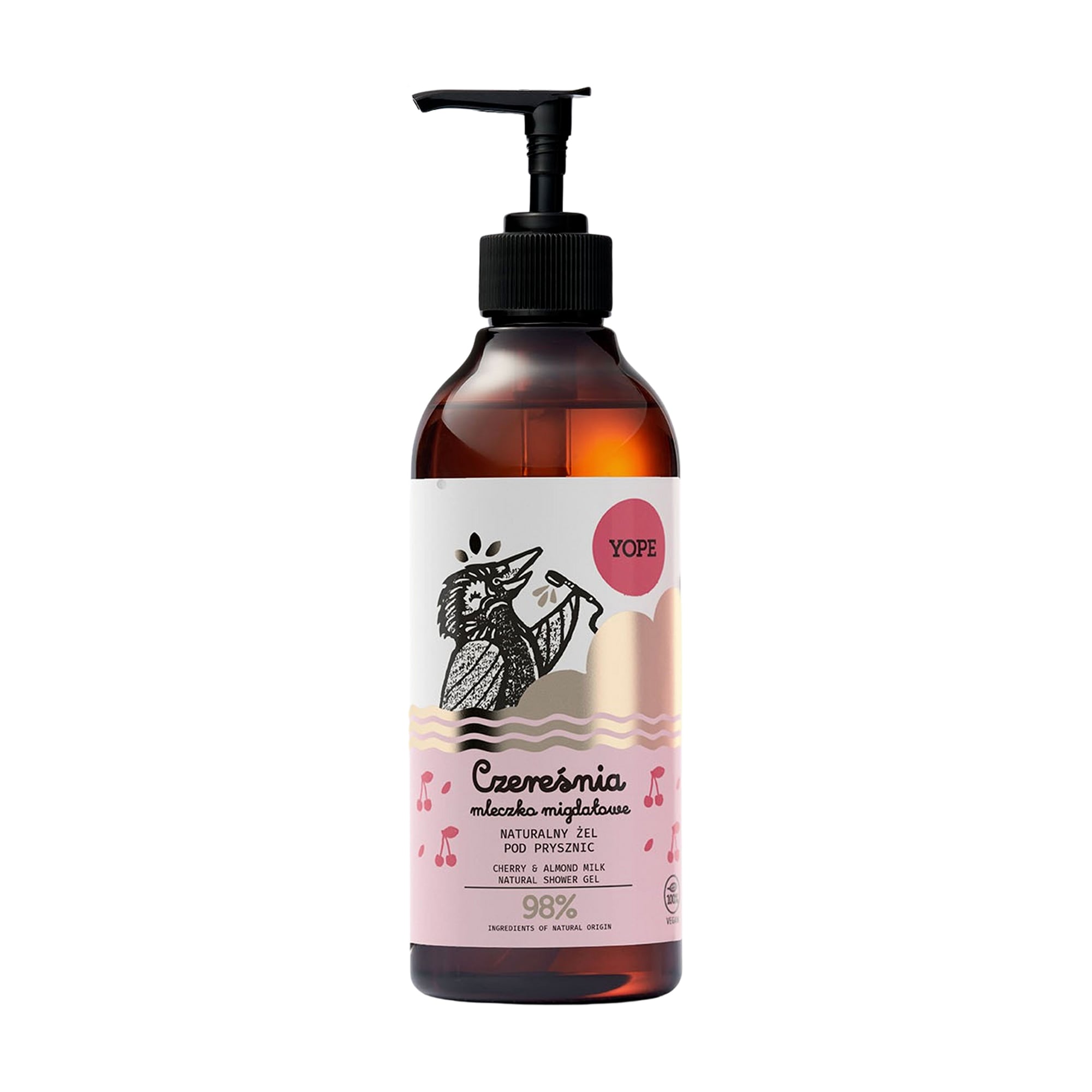 

Гель для душу Yope Cherry & Almond Milk Natural Shower Gel, 400 мл