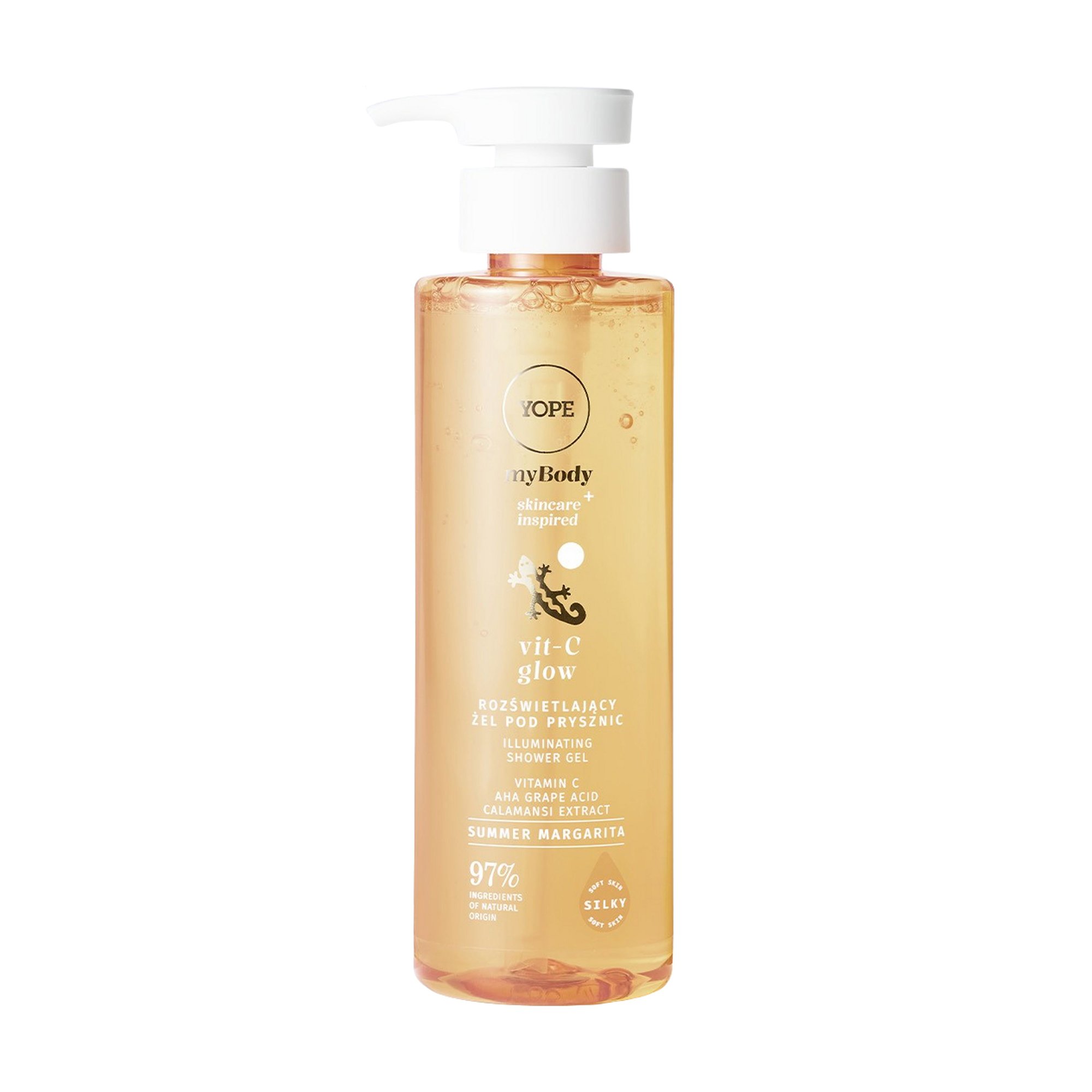 

Освітлювальний гель для душу Yope myBody Vit-C Glow Summer Margarita Illuminating Shower Gel, 300 мл