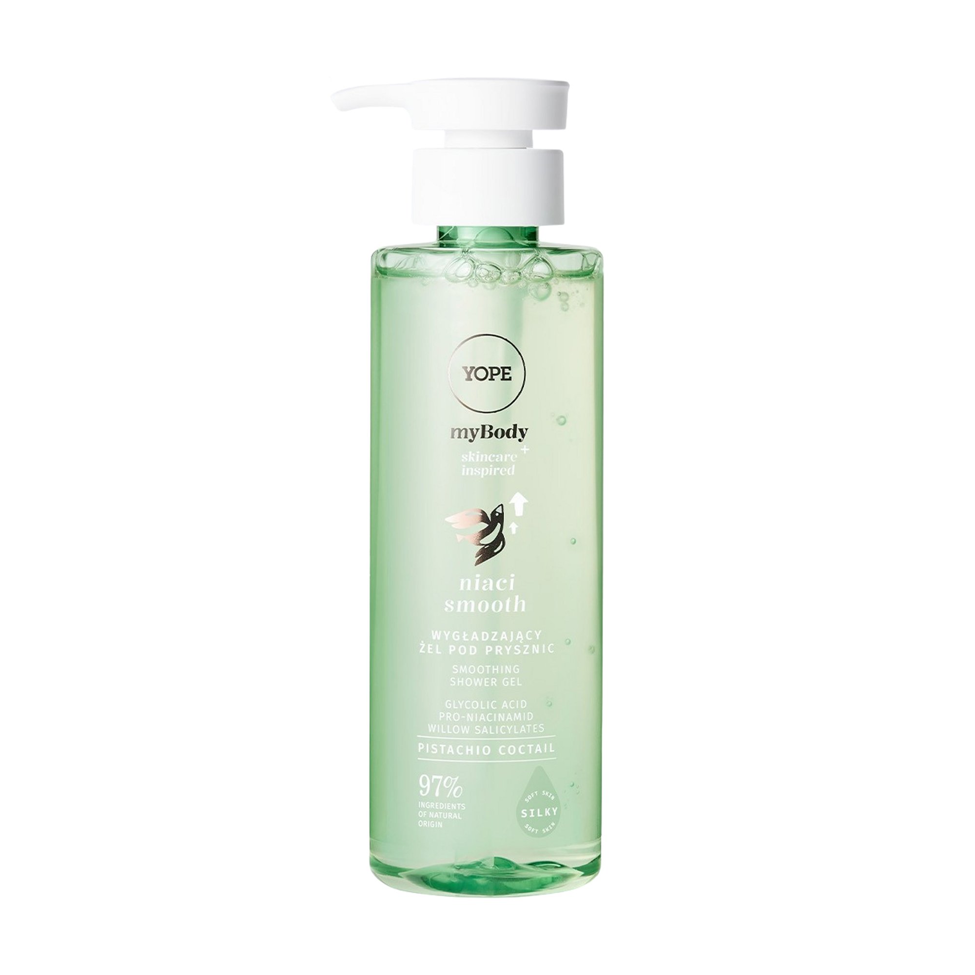 

Розгладжувальний гель для душу Yope myBody Niaci Smooth Pistachio Coctail Smoothing Shower Gel, 300 мл