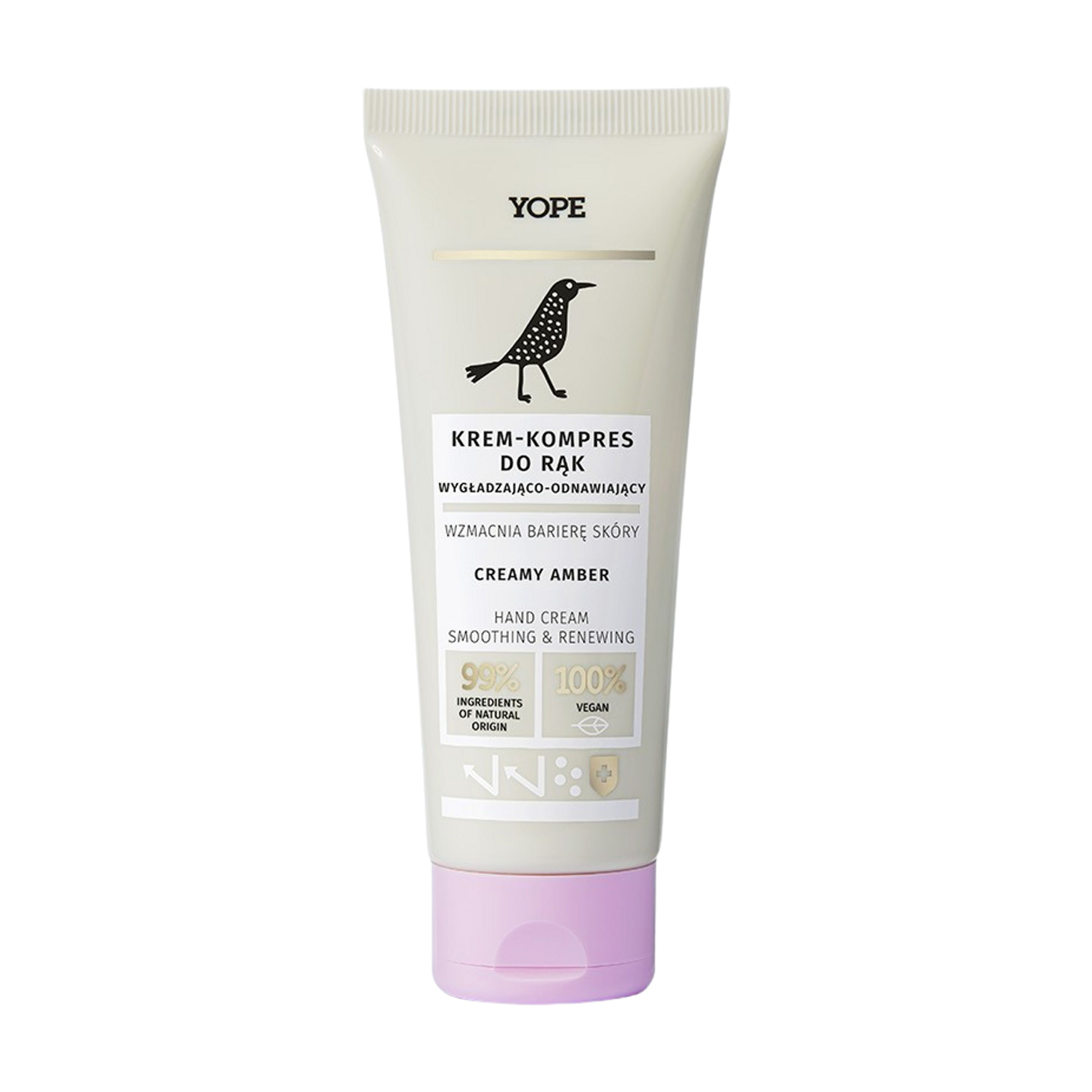 

Пом'якшувальний крем для рук Yope Creamy Amber Hand Cream Smoothing & Renewing з бурштином, 50 мл