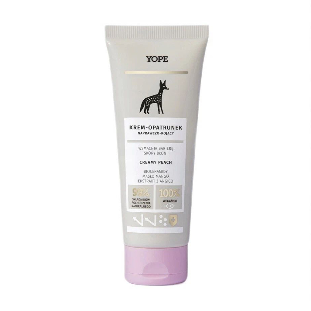 

Відновлювальний крем для рук Yope Creamy Peach Hand Cream Repairing & Soothing з персиком, 50 мл