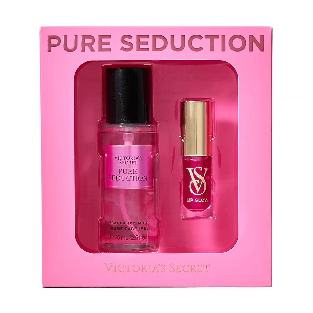 

Подарунковий набір жіночий Victoria's Secret Pure Seduction Gift Set (міст для тіла, 75 мл + олія для губ, 3.2 г)
