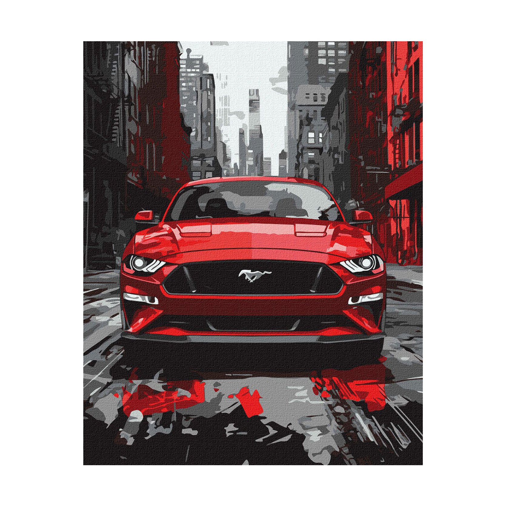 

Картина за номерами Ideyka Червоний мустанг, 40*50 см (KHO5157)