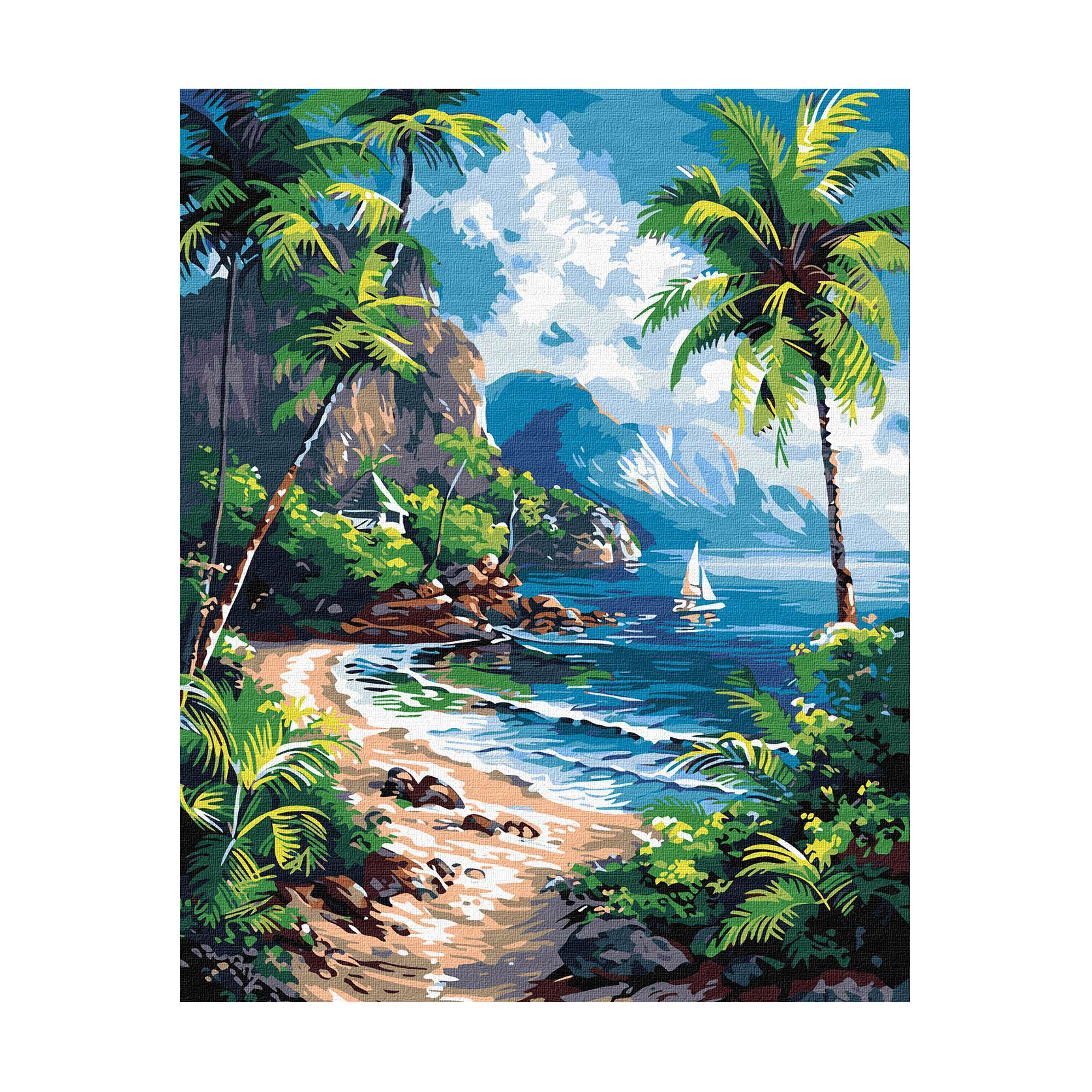 

Картина за номерами Ideyka Тропічний рай, 40*50 см (KHO2795)