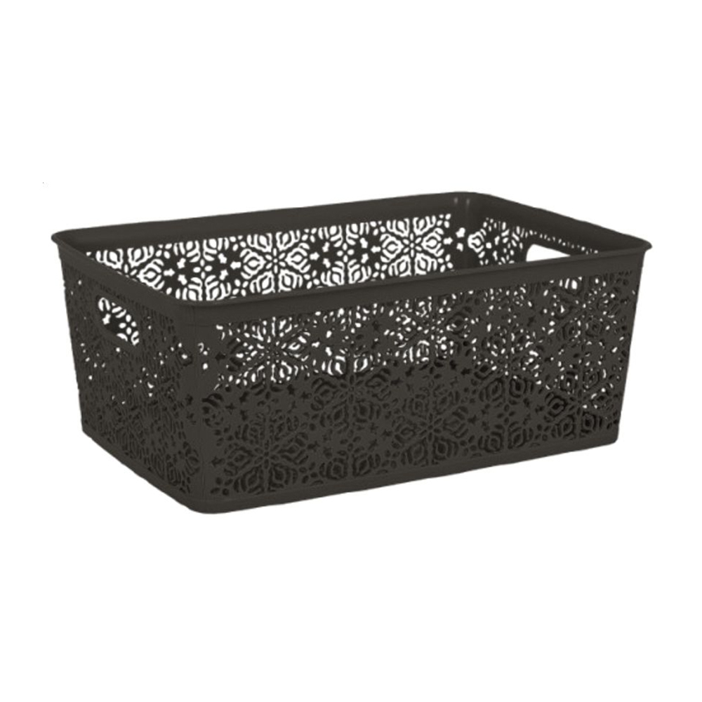 

Кошик для зберігання без кришки Violet House 0504 Ажур Brown, 14.5*25.5*37 см, 14 л (0504 4 Ажур BROWN б/кр. 14 л)