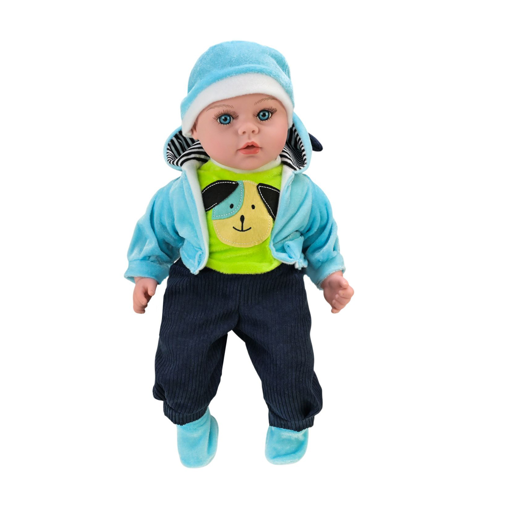 

Пупс Країна Іграшок Чудо малюк, м'яконабивний, музичний, у коробці, від 3 років, 45 см (PL-525-116)