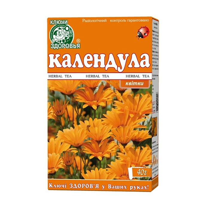 

Фіточай Ключі Здоров'я Календула, 40 г