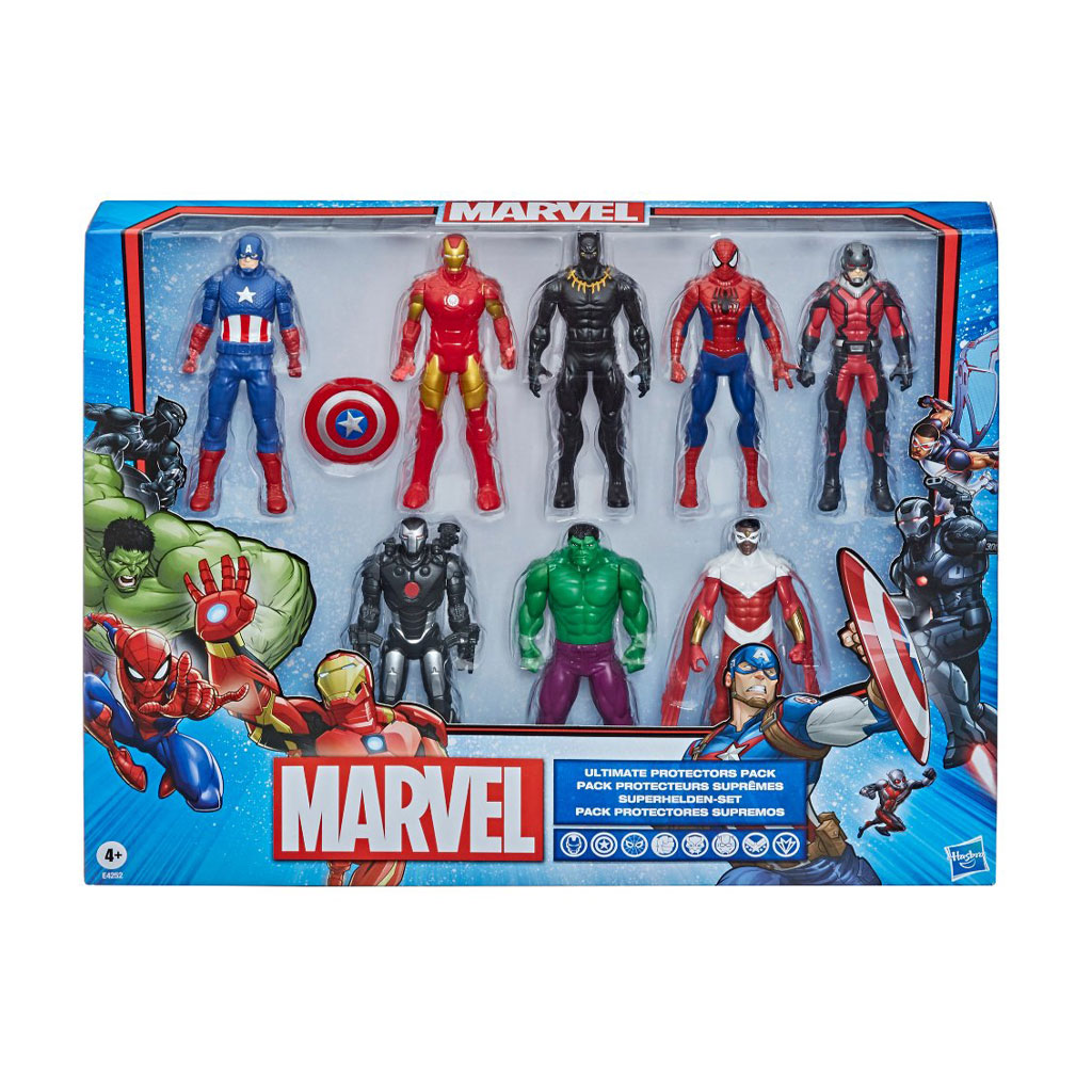

Набір ігрових фігурок Marvel Toys Ultimate Protectors Pack від 4 років, 8 шт (E4252)