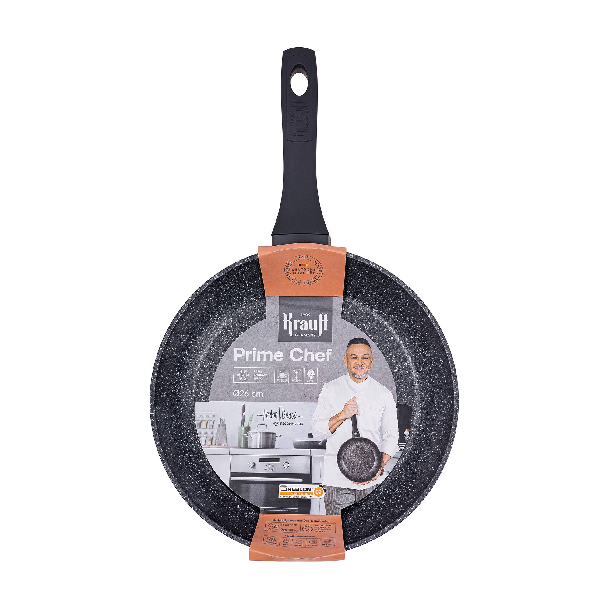 

Сковорода Krauff Prime Chef без кришки, 26 см (25-45-209)