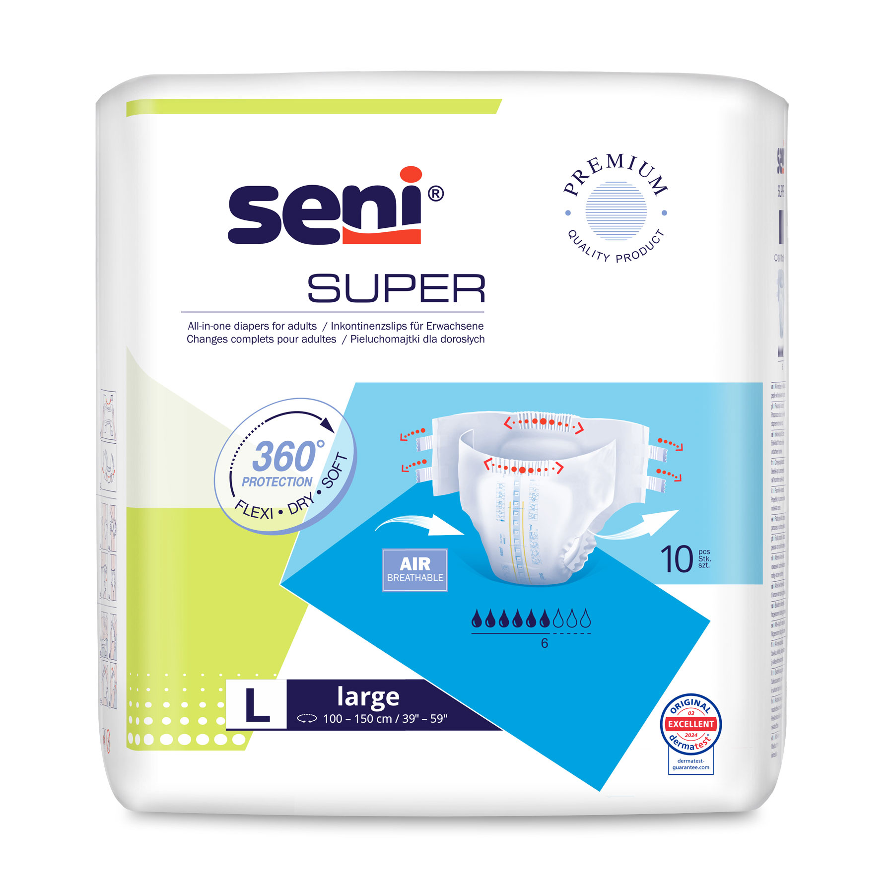 

Підгузки для дорослих Seni Super Large, 10 шт