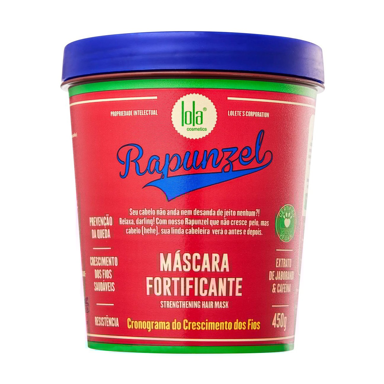 

Маска для зміцнення волосся Lola From Rio Rapunzel Strengthening Hair Mask, 450 г