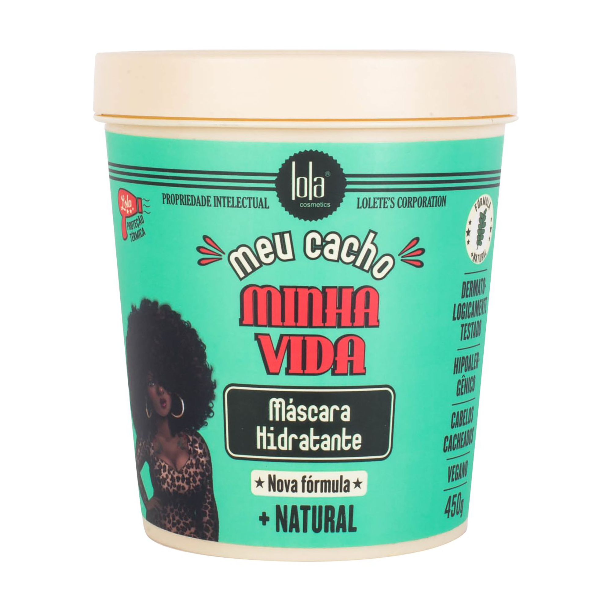 

Зволожувальна маска Lola From Rio Meu Cacho Minha Vida Moisturizing Mask для кучерявого волосся, 450 г