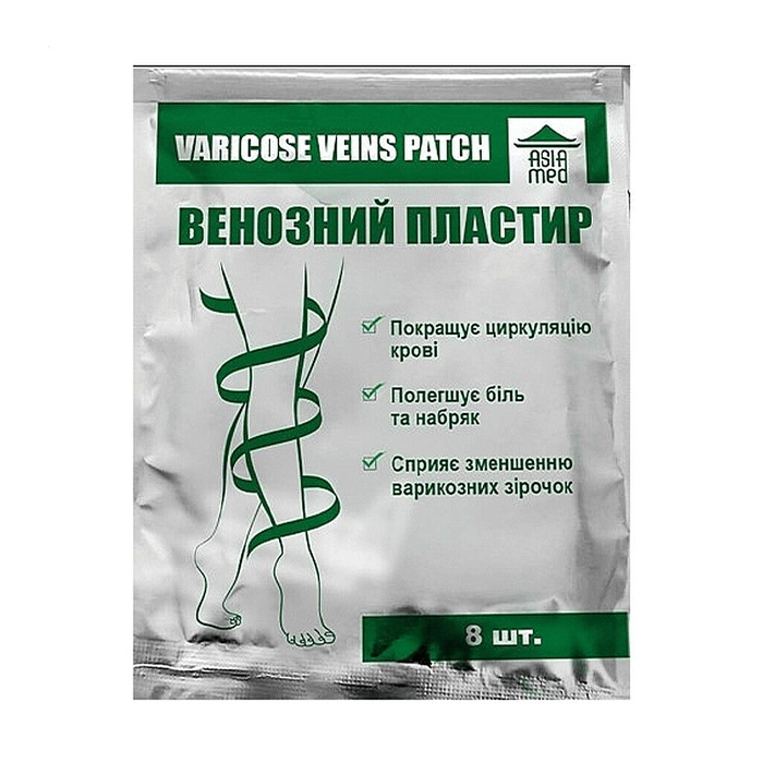 

Венозний пластир Asia Med Varicose Veins Patch, 8 шт