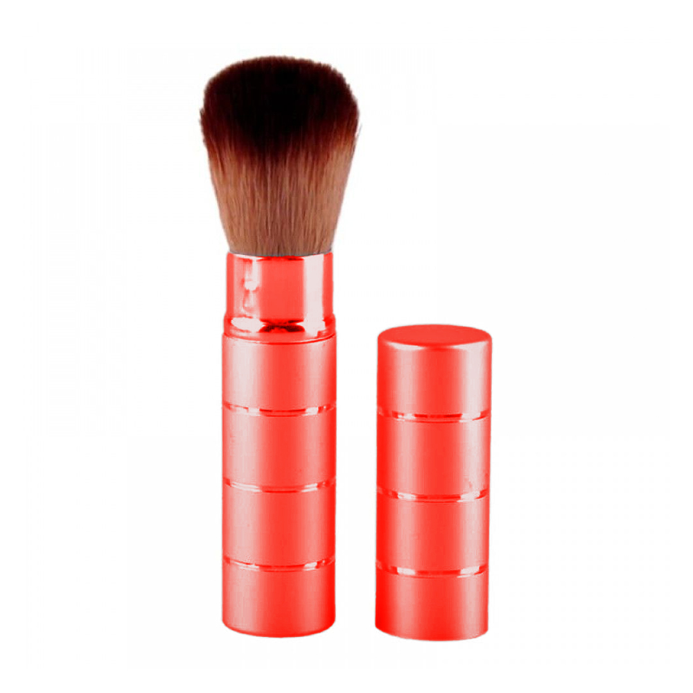 

Телескопічний пензлик для пудри Cosmo Shop синтетичний ворс, в алюмінієвій тубі, червоний, 1 шт (CS-158R)