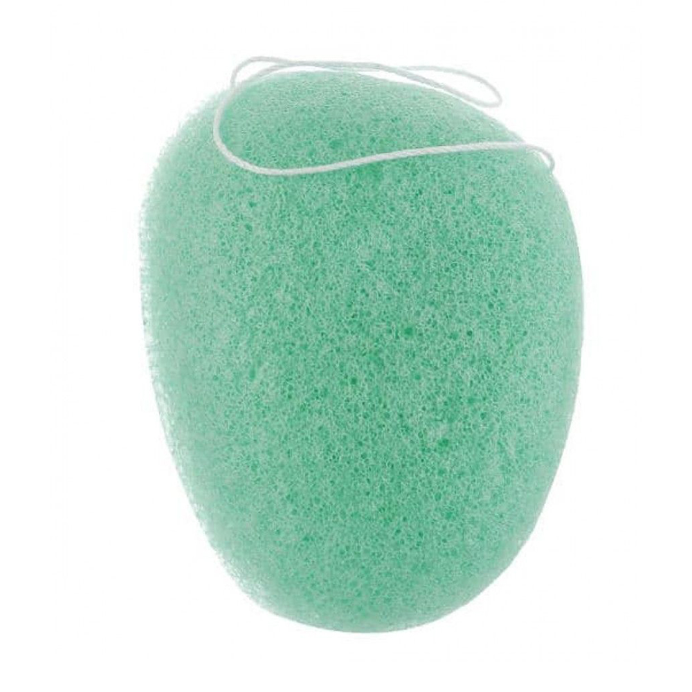 

Конжаковий спонж-губка Cosmo Shop Konjac Mouse, 9.5*6.5*2.5 см, зелений, 1 шт (CS077G)