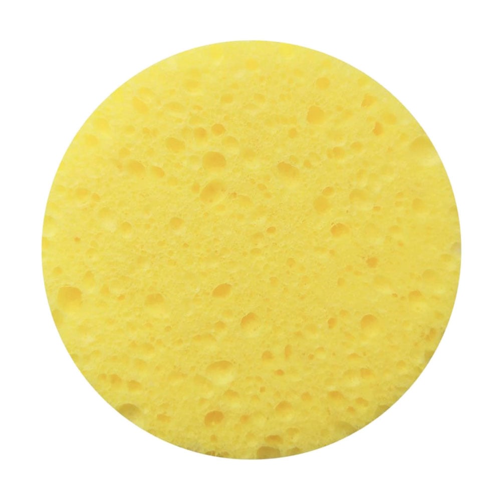 

Спонж для вмивання Cosmo Shop пористий, круг, целюлоза, 7.5 см, жовтий, 1 шт (CS088Y)