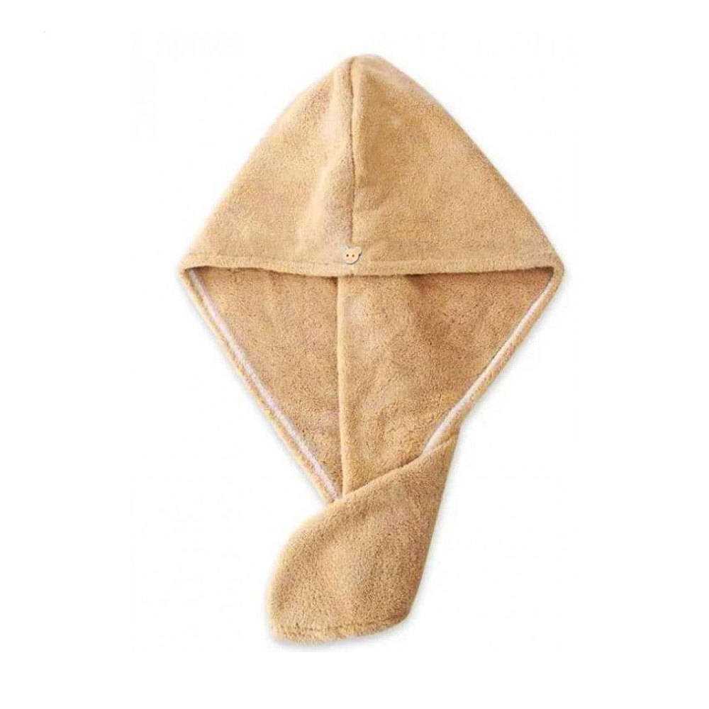 

Рушник-тюрбан для сушіння волосся Cosmo Shop, 65*25*1 см, карамельний, 1 шт (CS11049K)