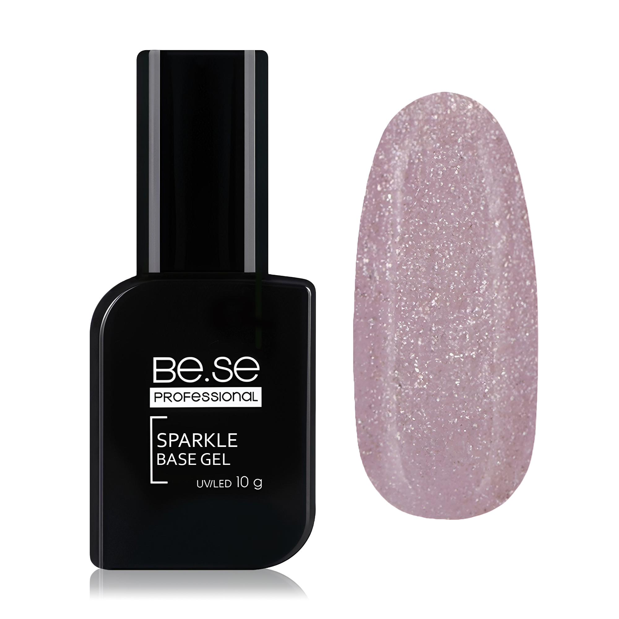 

Базове покриття для гель лаку Be.Se Professional Sparkle Base Gel, 125, 10 г