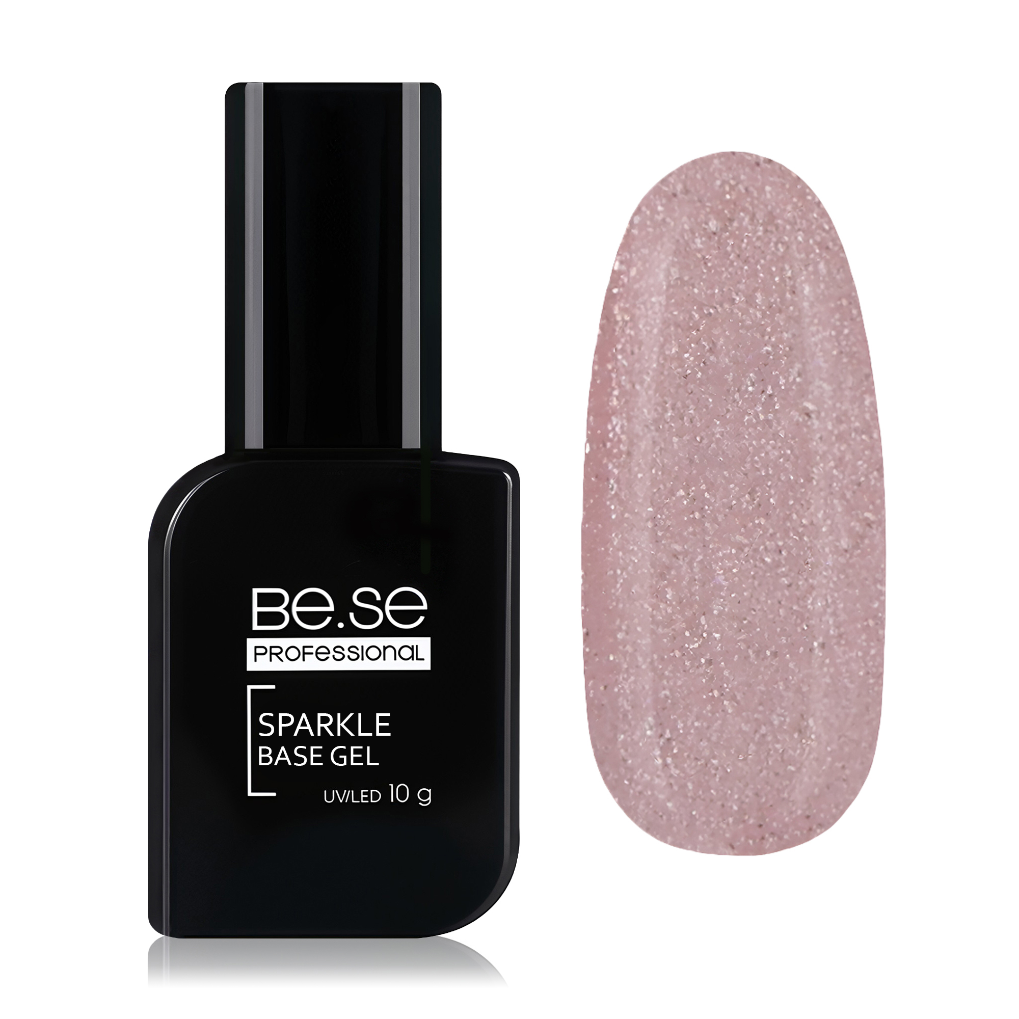 

Базове покриття для гель лаку Be.Se Professional Sparkle Base Gel, 126, 10 г