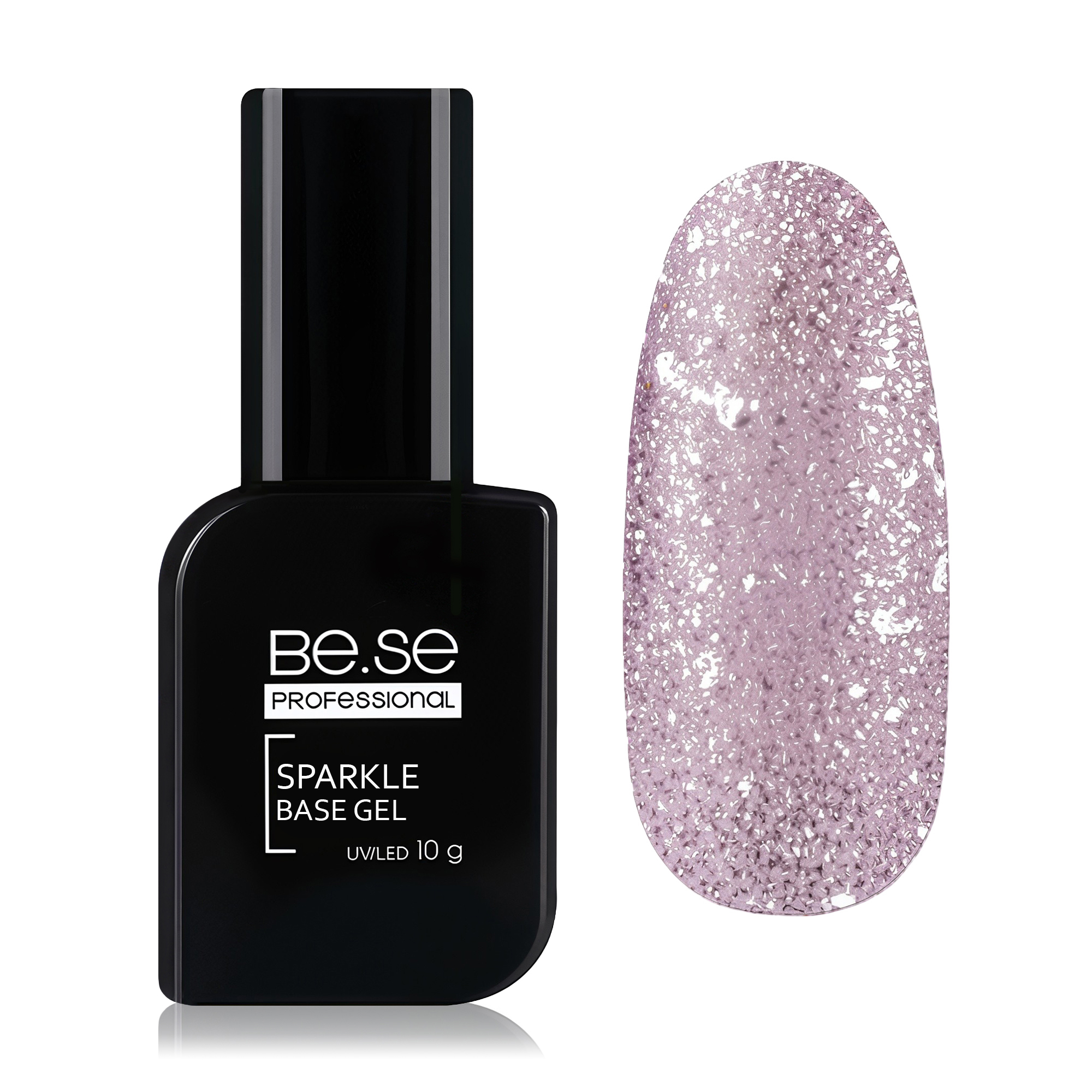 

Базове покриття для гель лаку Be.Se Professional Sparkle Base Gel, 127, 10 г