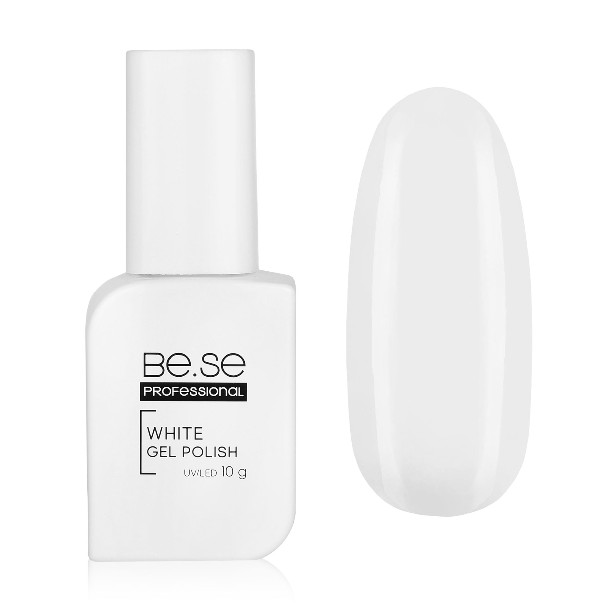 

Гель-лак для нігтів Be.Se professional Gel Polish 001 White, 10 г