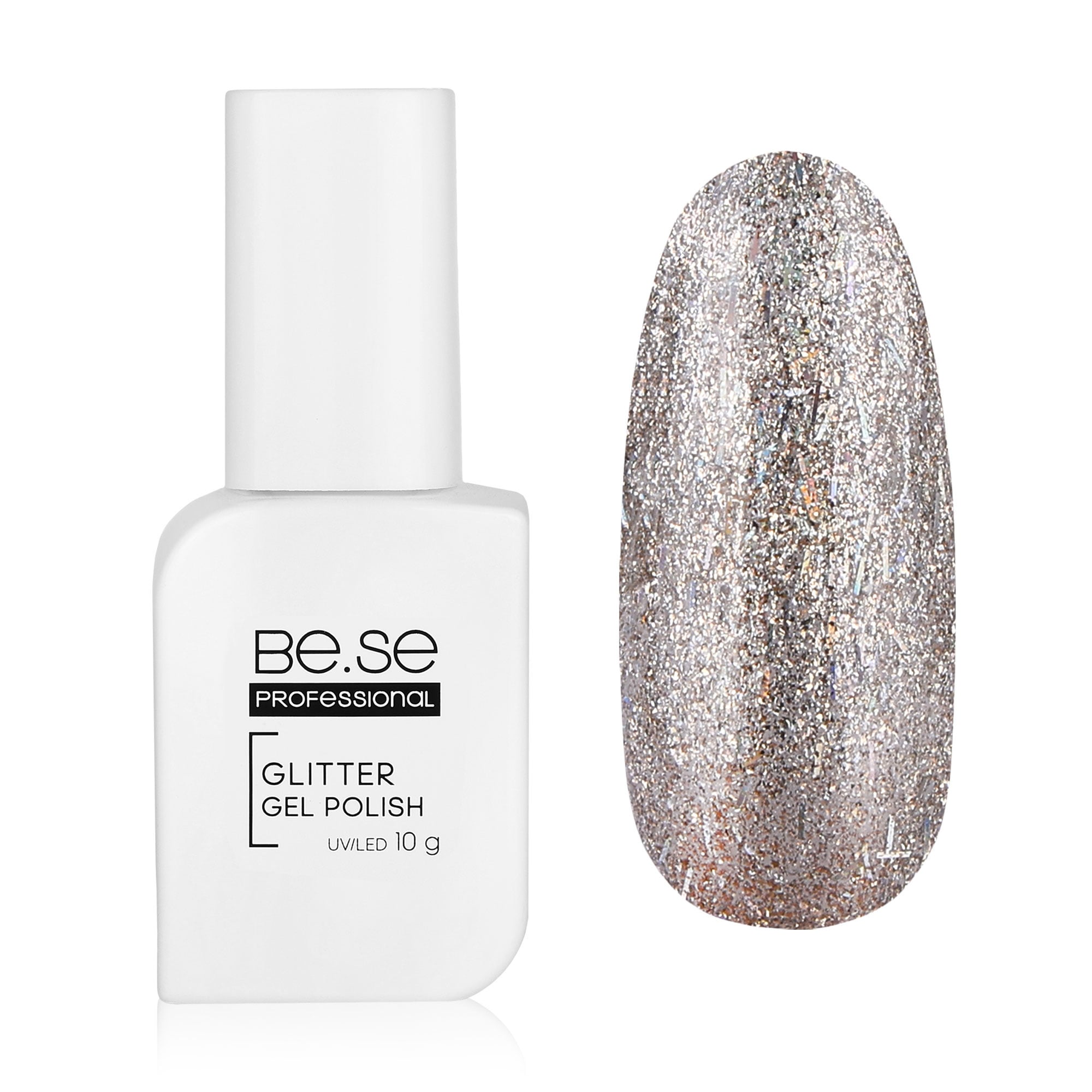 

Гель-лак для нігтів Be.Se professional Gel Polish Glitter New 017, 10 г