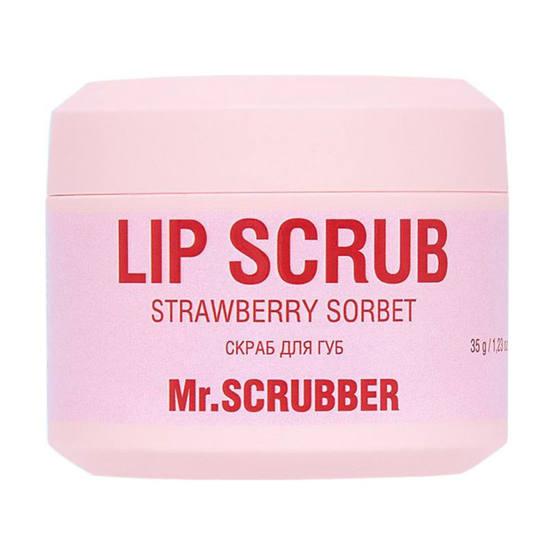 

Cкраб для губ Mr.Scrubber Lip Scrub Strawberry Sorbet із ароматом полуничного сорбету, 35 г