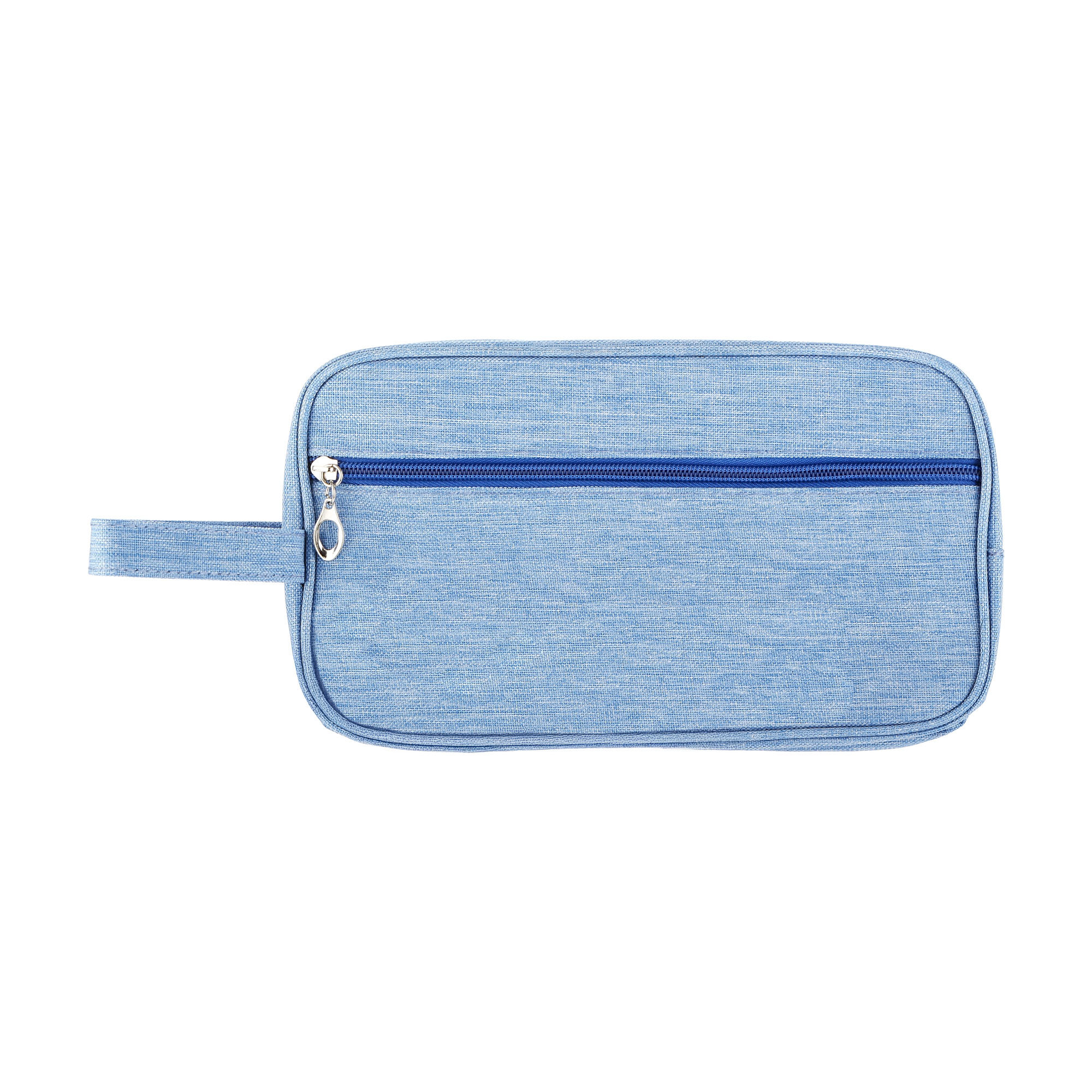 

Чоловіча дорожня косметичка Cosmo Shop з ручкою, теріленова, водонепроникна, 25.5*15*9.5 см, блакитна, 1 шт (LX-019C)