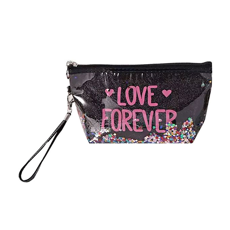 

Косметичка Cosmo Shop Love Forever, 23*13.5*6.5 см, чорна, 1 шт (CS1131B)