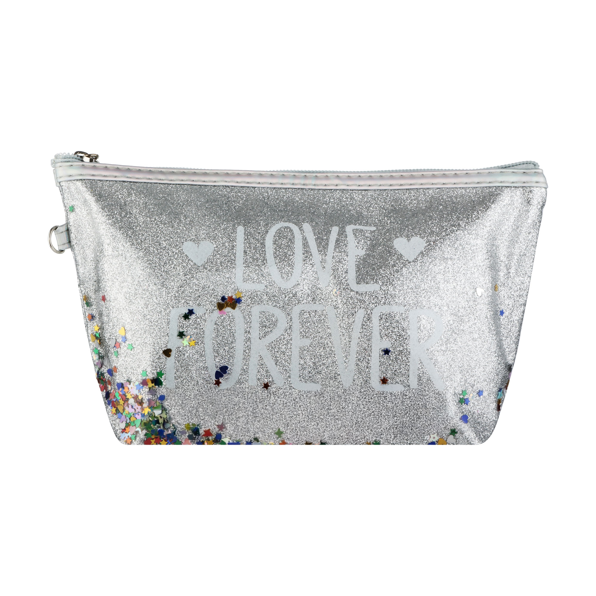 

Косметичка Cosmo Shop Love Forever, 23*13.5*6.5 см, срібна, 1 шт (CS1131S)
