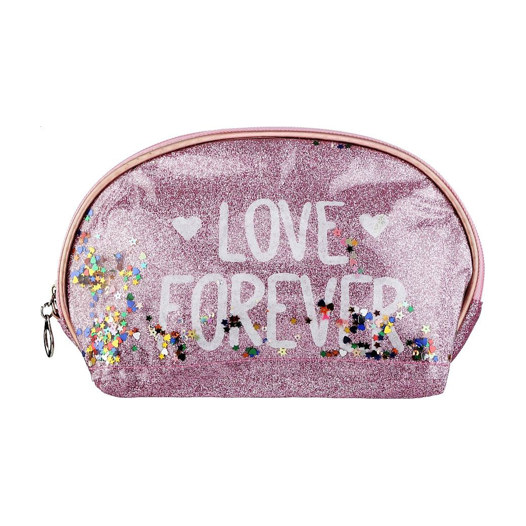 

Косметичка Cosmo Shop Love Forever овал, 23*14.7*6.5 см, рожева, 1 шт (CS1136R)