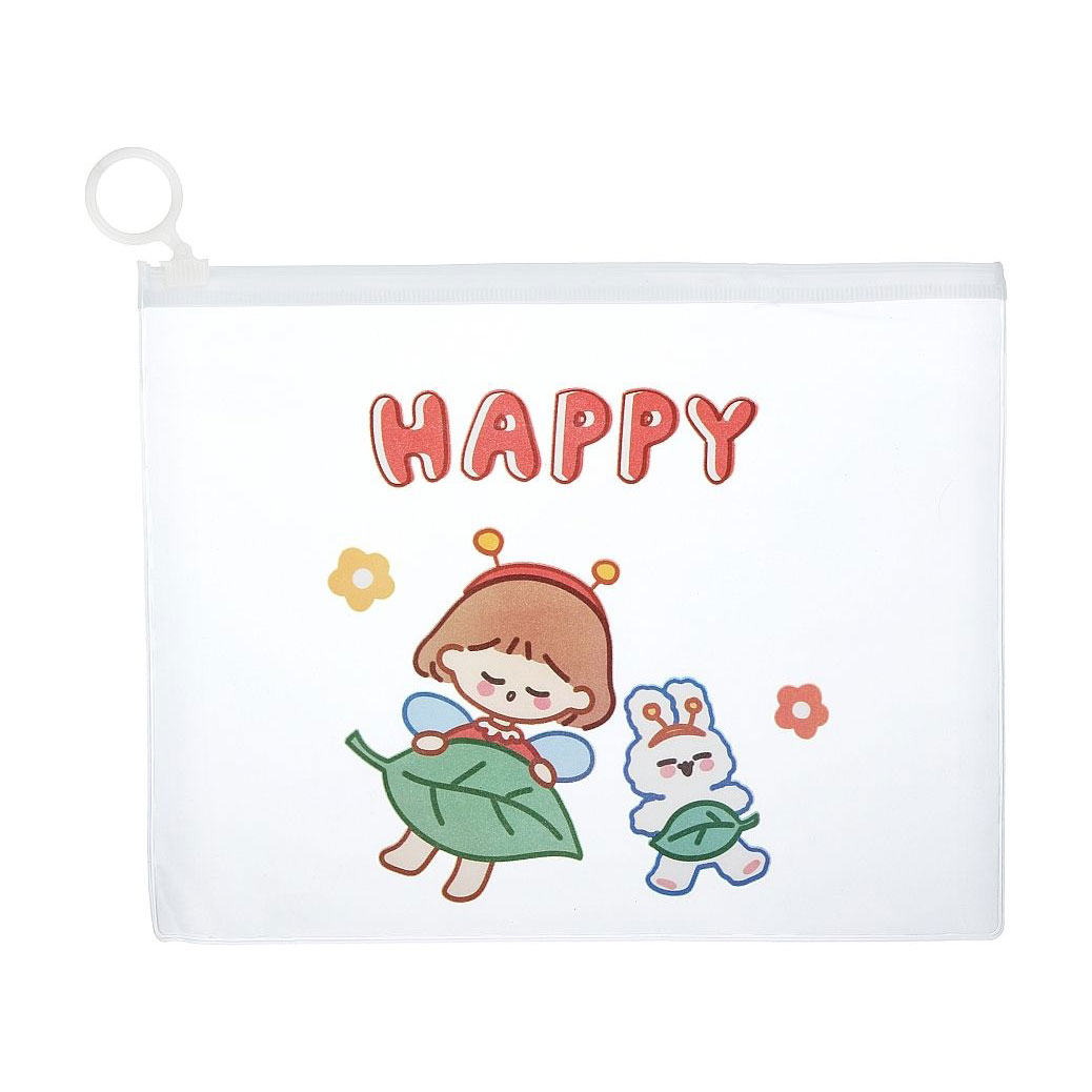 

Дитяча косметичка Cosmo Shop Happy, 21*16.8 см, прозора, 1 шт (CS1141)