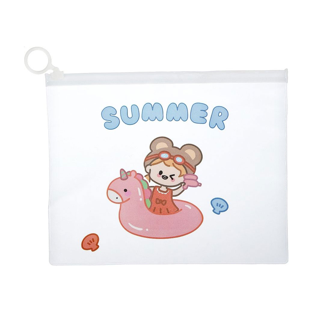 

Дитяча косметичка Cosmo Shop Summer, 21*16.8 см, прозора, 1 шт (CS1143)