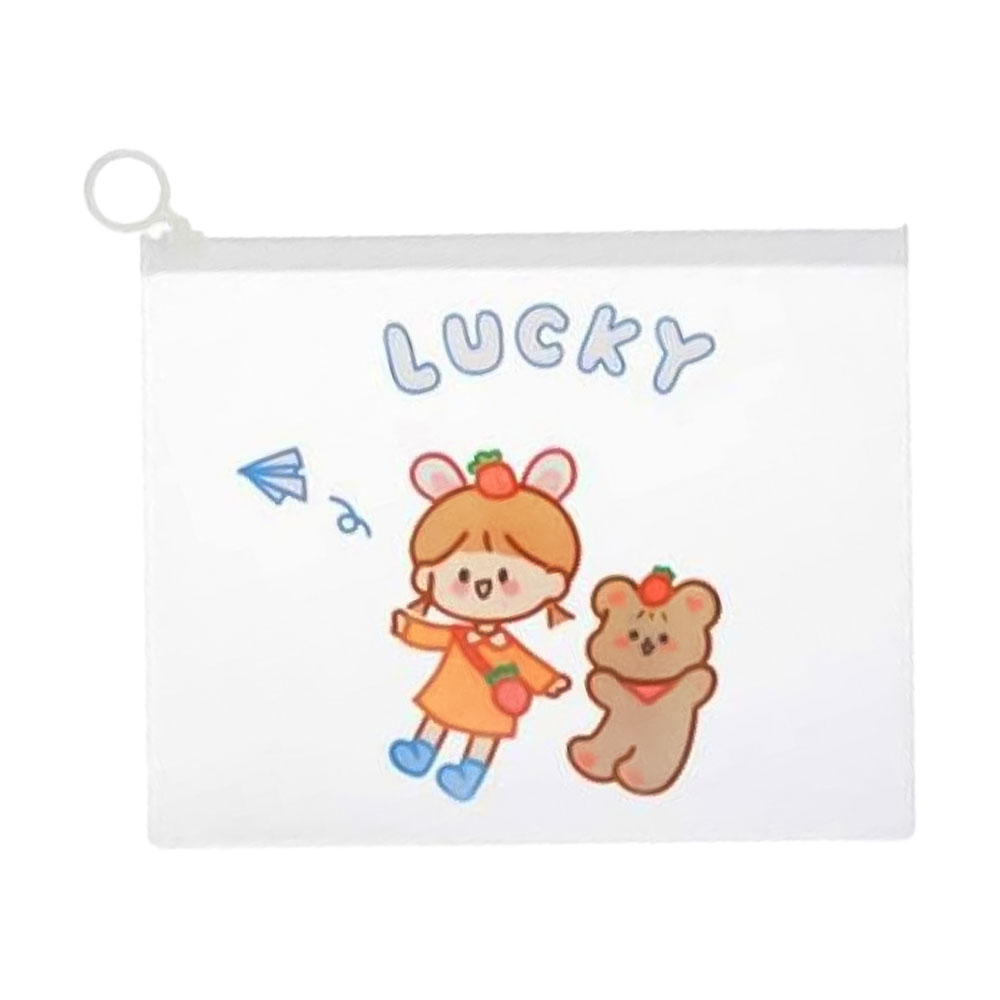 

Дитяча косметичка Cosmo Shop Lucky, 21*16.8 см, прозора, 1 шт (CS1144)