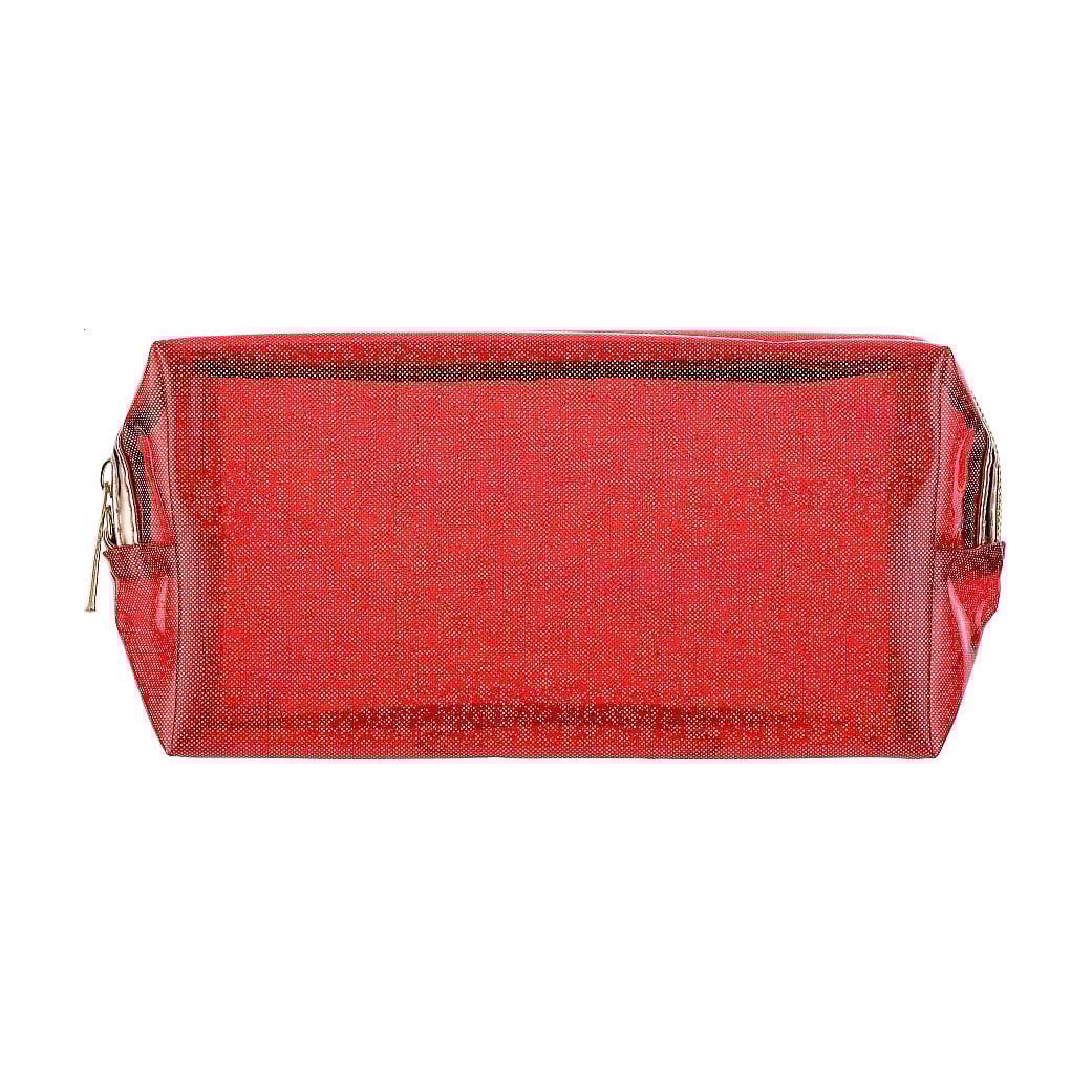 

Косметичка Cosmo Shop 18.5*10*6 см, блискуча прозора червона, 1 шт (CS1156R)