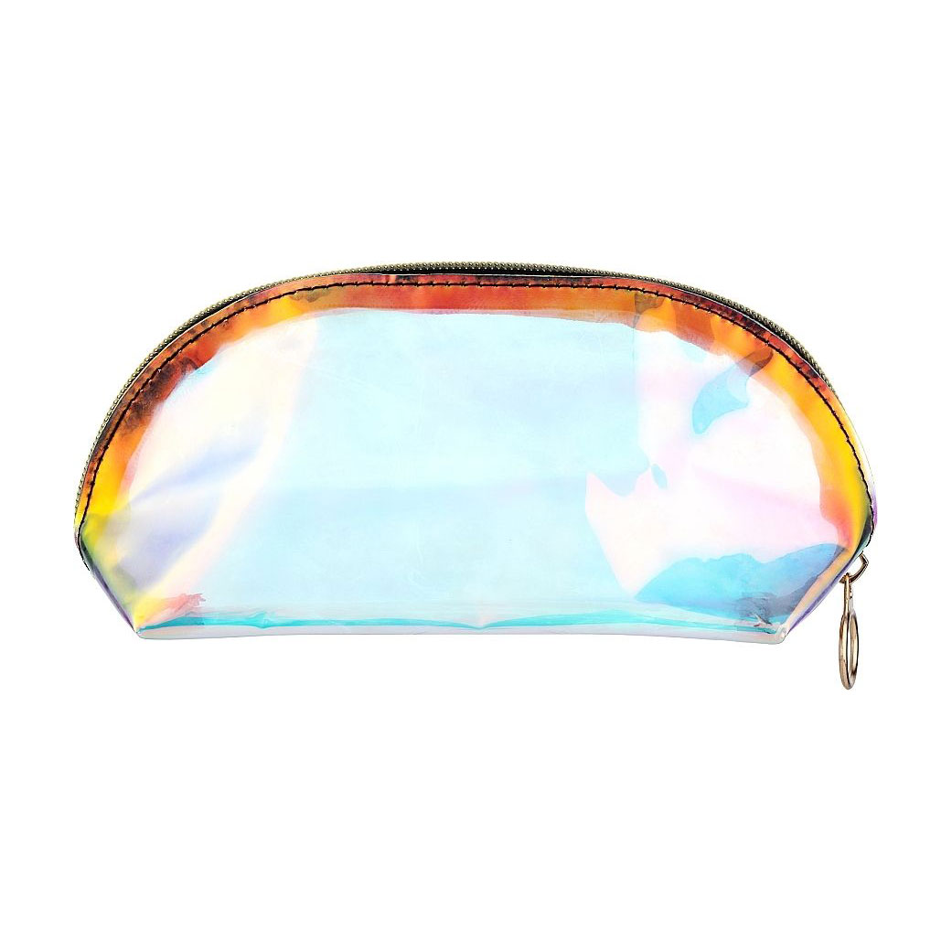 

Косметичка Cosmo Shop, 16.7*5*5 см, прозора, голографік, 1 шт (CS1158)