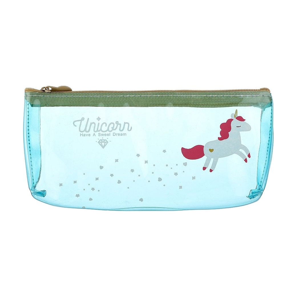 

Косметичка Cosmo Shop Unicorn Have a Sweet Dream, 20*8*3.5 см, блакитна, 1 шт (CS1159A)