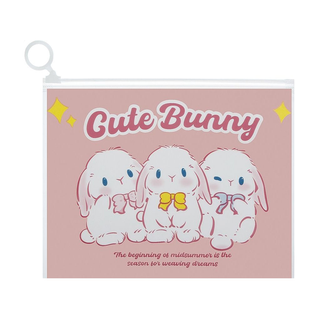 

Дитяча косметичка Cosmo Shop Cute Bunny, 21*16.8 см, прозора, 1 шт (CS1168)