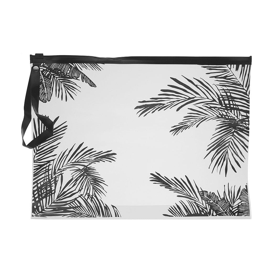 

Косметичка Cosmo Shop Пальма, 16.5*23*3 см, прозора, 1 шт (QA-004)