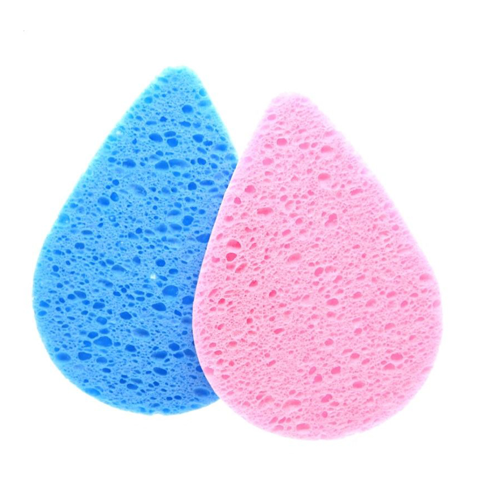 

Набір спонжів для вмивання Cosmo Shop Крапля, 7*10 см, синьо-рожевий, 2 шт (CS092BR)