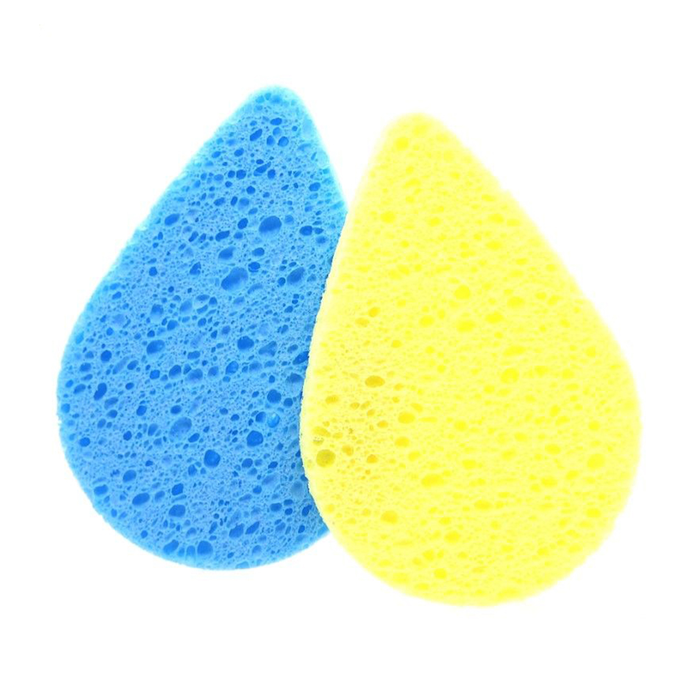 

Набір спонжів для вмивання Cosmo Shop Крапля, 7*10 см, синьо-жовтий, 2 шт (CS092BY)